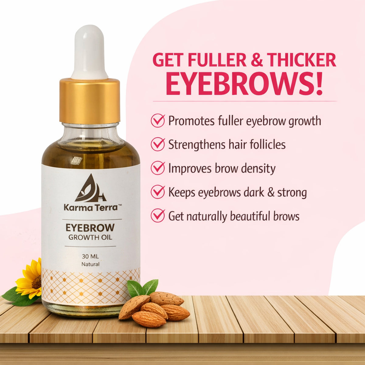 Karma Terra Eyebrow Growth & Thickness Oil