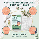Arka Pure Life Acne Pimple Patch – Hydrocolloid Spot Patches for Blemish & Pimple Care – 36 Dots, 1 Sheet