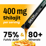 MAPL Shilajit Honey Sticks | Himalayan Shilajit Resin with Natural Honey | Boosts Energy, Vitality & Immunity | 30 Single-Serve Sticks