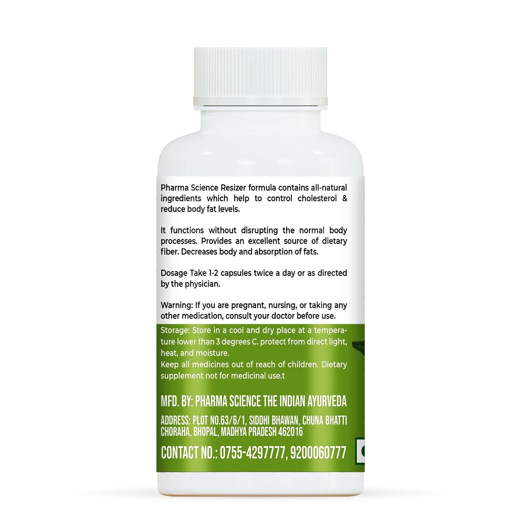 Pharma Science Resizer Capsules for Weight Loss & Metabolism - 120 Capsules