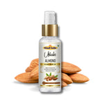 Khadi Almond Hair Serum for Dry & Frizzy Hair | Non-Sticky Hair Shine Serum | Controls Frizz, Adds Smoothness & Gloss With Almond Oil & Vitamin E For Men & Women - 50GM