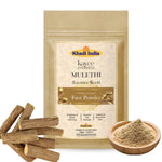 Kayee Ayurveda Mulethi Face Powder for Glowing Skin | Herbal Licorice Powder for Face | Natural Facial Powder for Skin Care | Helps Refresh & Brighten Looking Skin | 100 g