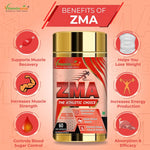 Vitaminnica ZMA Capsules - Sports Recovery & Muscle Strength Support, 60 Count