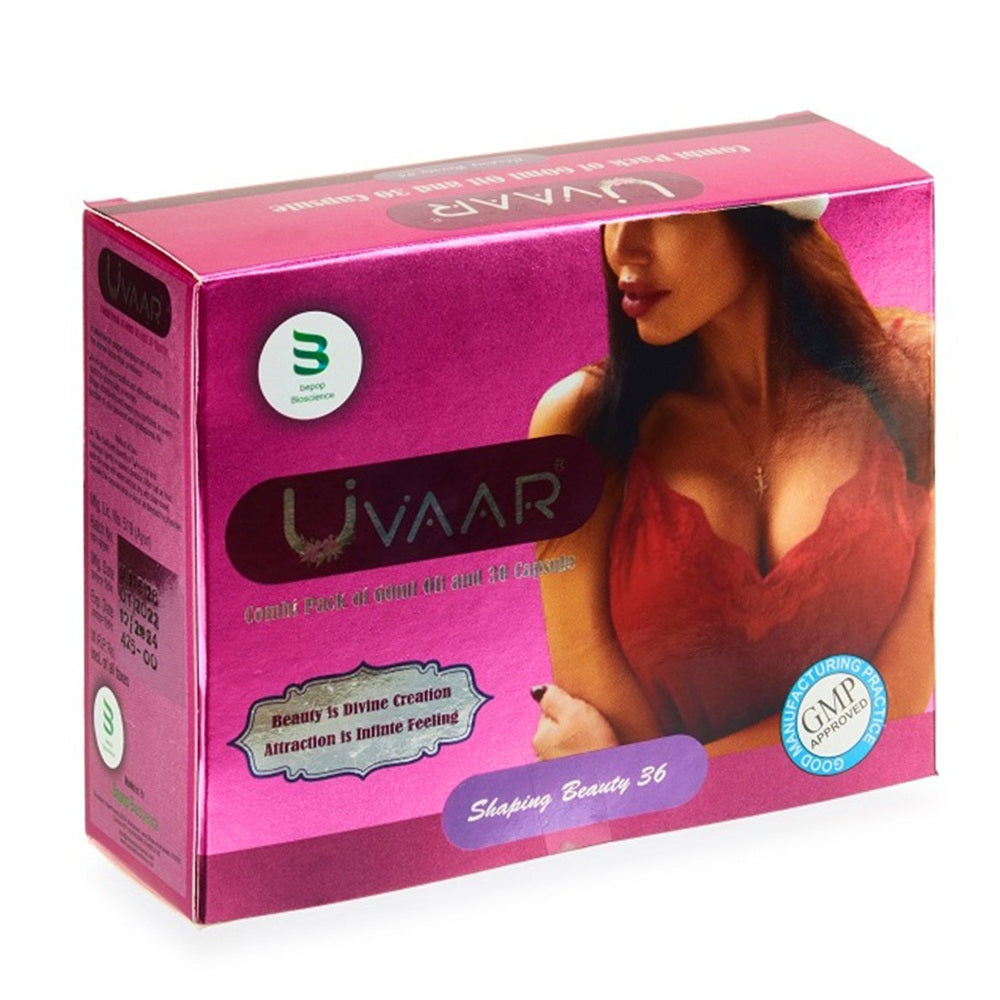 Uvaar Combi Pack of 60ml Oil and 30 Capsule