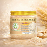 Bhudevam Naturals Khadi Rice Water Face Scrub for Women & Men – Gentle Exfoliation for Clear, Smooth & Radiant Skin-150GM