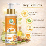 Bhudevam Naturals Khadi SPF 40 Sunblock Lotion for Face & Body | Broad Spectrum Daily Sunscreen for Men & Women- 100ML