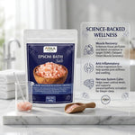 Arka Pure Life Epsom Bath Salt – Magnesium Sulfate Bath Salt for Relaxing Soak, Muscle & Body Care – 500g