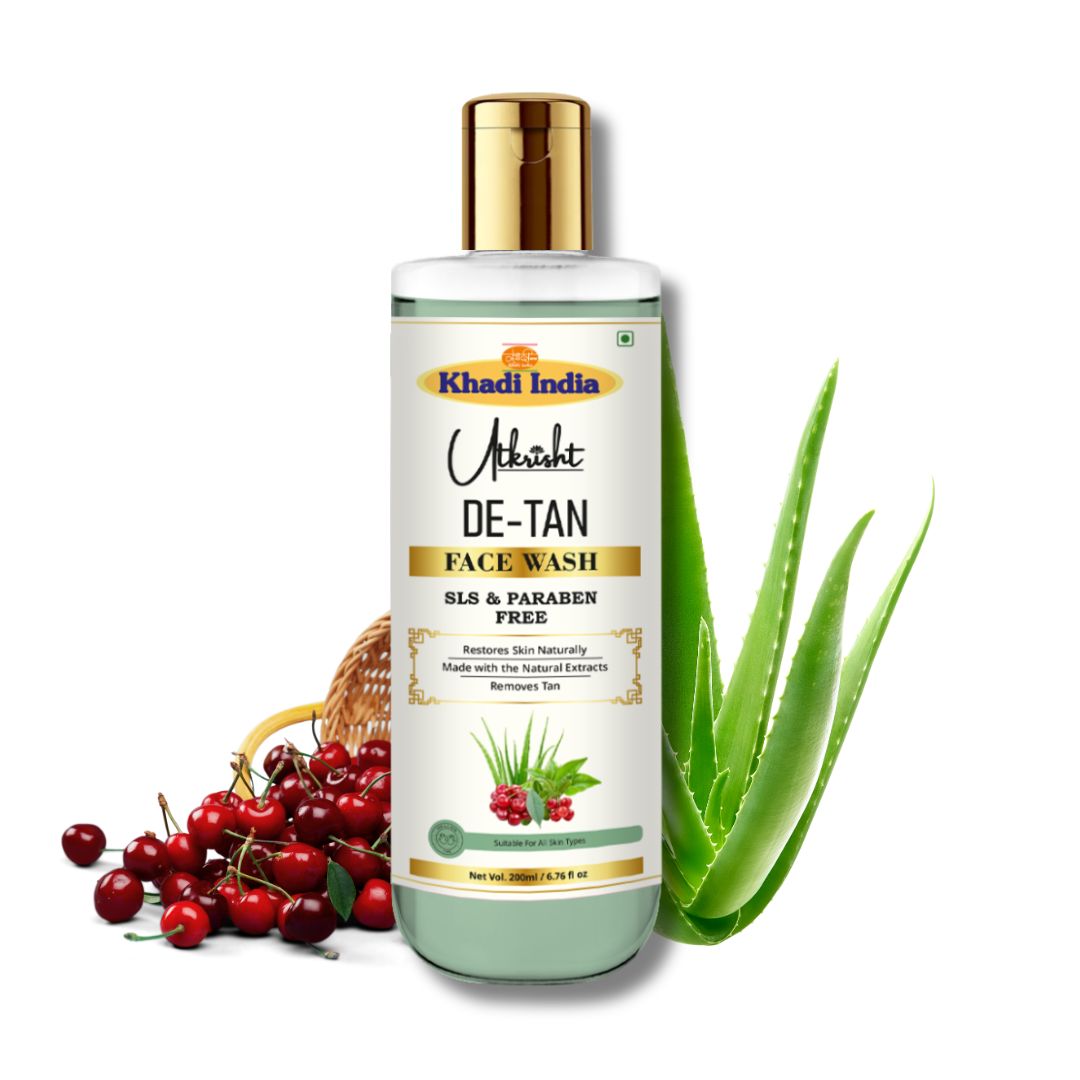 Utkrisht Khadi De-Tan Face Wash (200ml)