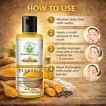 Bhudevam Naturals Khadi Turmeric Face Wash – Fights Acne, Reduces Pimples & Adds Radiance- 210ML