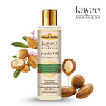 Kayee Ayurveda Jojoba Oil for Skin, Hair, Nails & Eyebrows | Natural Jojoba Oil for Skin Moisturization, Hair & Scalp Nourishment, Nail & Cuticle Care, Eyebrow Conditioning & Daily Beauty Care | 100 ml