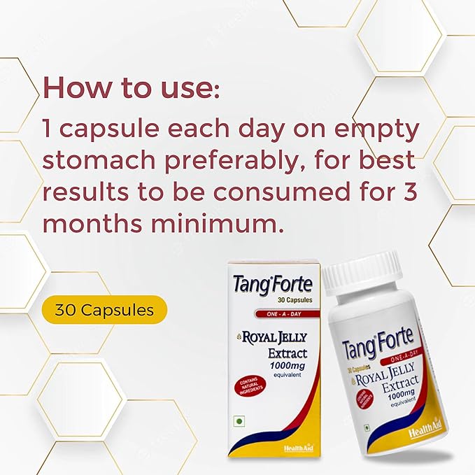 HealthAid Tang Forte Royal Jelly 1000mg Capsule - 30 Capsule