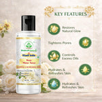 Bhudevam Naturals Khadi Rose Water Skin Toner for Glowing Skin, Hydration & Pore Tightening- 420ML (Pack of 2)