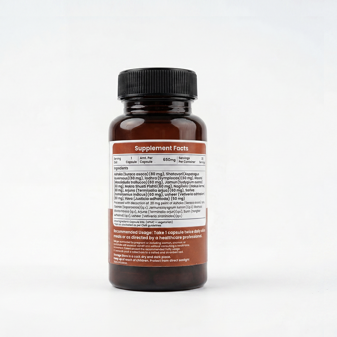 Vedia Utrocare Capsule | Ayurvedic Uterine Health, Hormonal Balance & Female Wellness Supplement