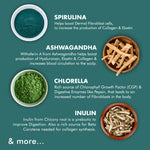 Caim by arelang Replenish with Greens Collagen Gummies for women/men