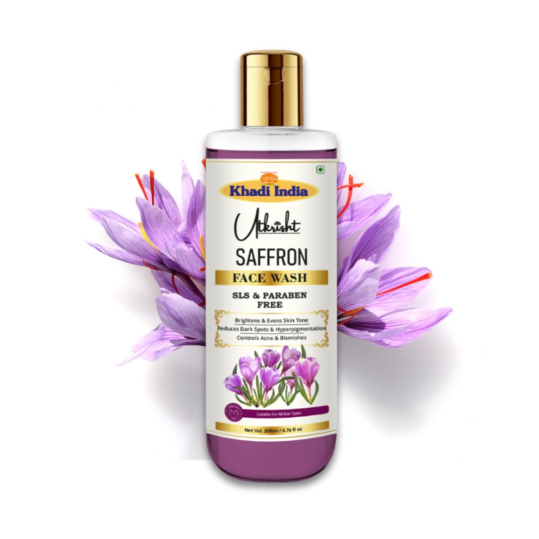 Utkrisht Khadi Saffron Face Wash (200ml)