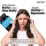 Adorreal L-Tryptophan Capsules (60 Capsules) | Essential Amino Acid for Restful Sleep, Mood Balance & Relaxation