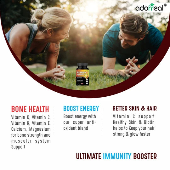 Adorreal Vitamins + Probiotics Capsule | 60 Capsules