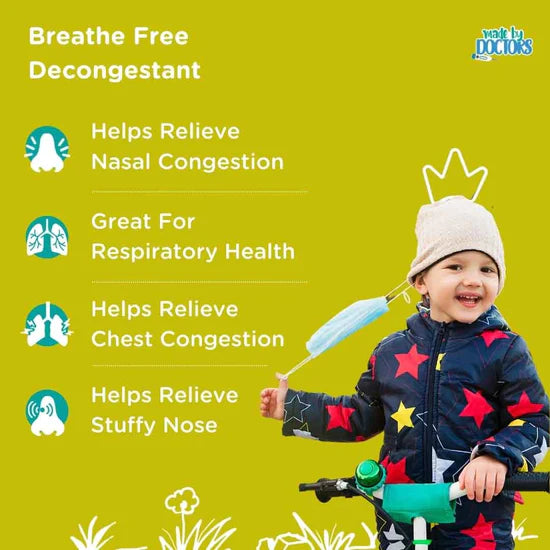 PuraVida ForKids Breathe Free Decongestant Spray for Kids - 30 ml