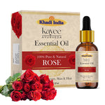 Kayee Ayurveda Rose Essential Oil, Rose Aroma Oil for Diffuser, Aromatherapy, Massage, Meditation, Yoga & Spa, Pleasant Floral Fragrance for Home, Personal Care & Relaxation | 15 ml