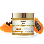 Khadi Papaya Face Scrub | Natural Exfoliating Scrub with Papaya Enzymes | Helps Remove Dead Skin, Dirt & Surface Impurities | De-Tan & Skin Brightening Care | Herbal Ayurvedic Face Scrub for Smooth & Glowing-Looking Skin | For All Skin Types | 100 gm