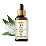 Khadi Cajeput Essential Oil | Pure & Natural Cajeput Oil for Body Massage & Aromatherapy | Refreshing Herbal Essential Oil for Respiratory Wellness & Muscle Care | 15 ml
