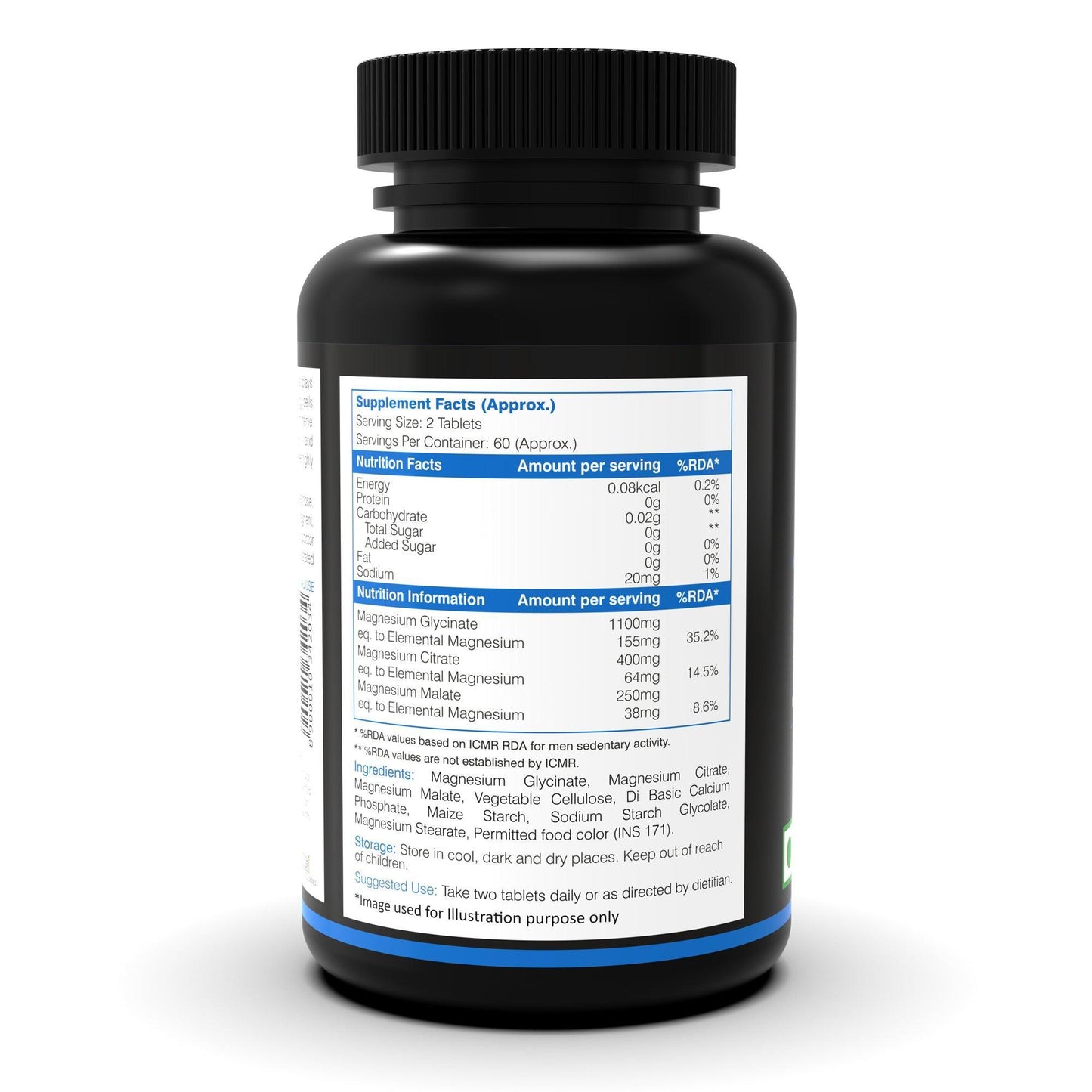 NutritJet Magnesium Complex 1750mg Veg Tablet - 120 Tablets