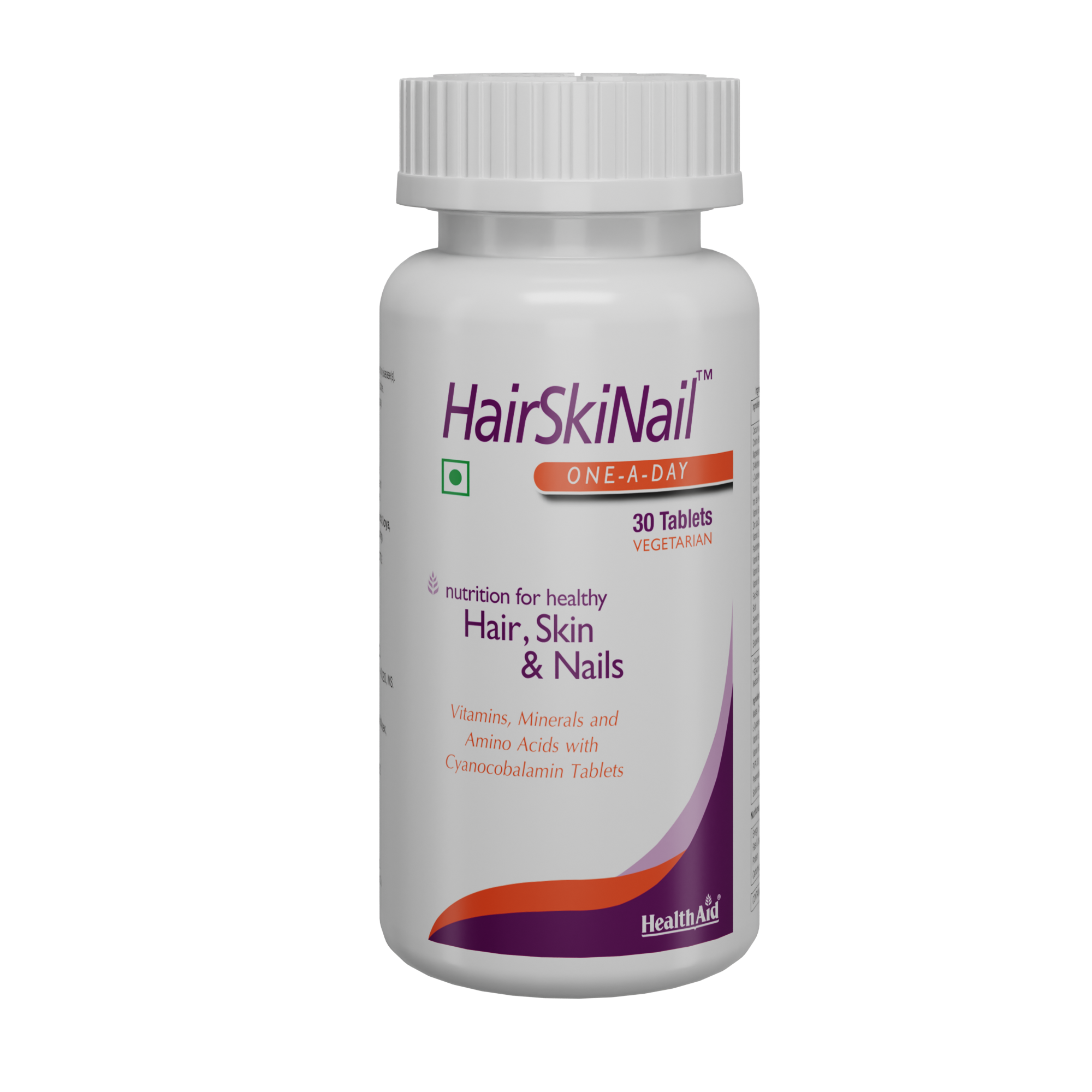 HealthAid Hair Skin and Nail Tablets - 30 Capsules