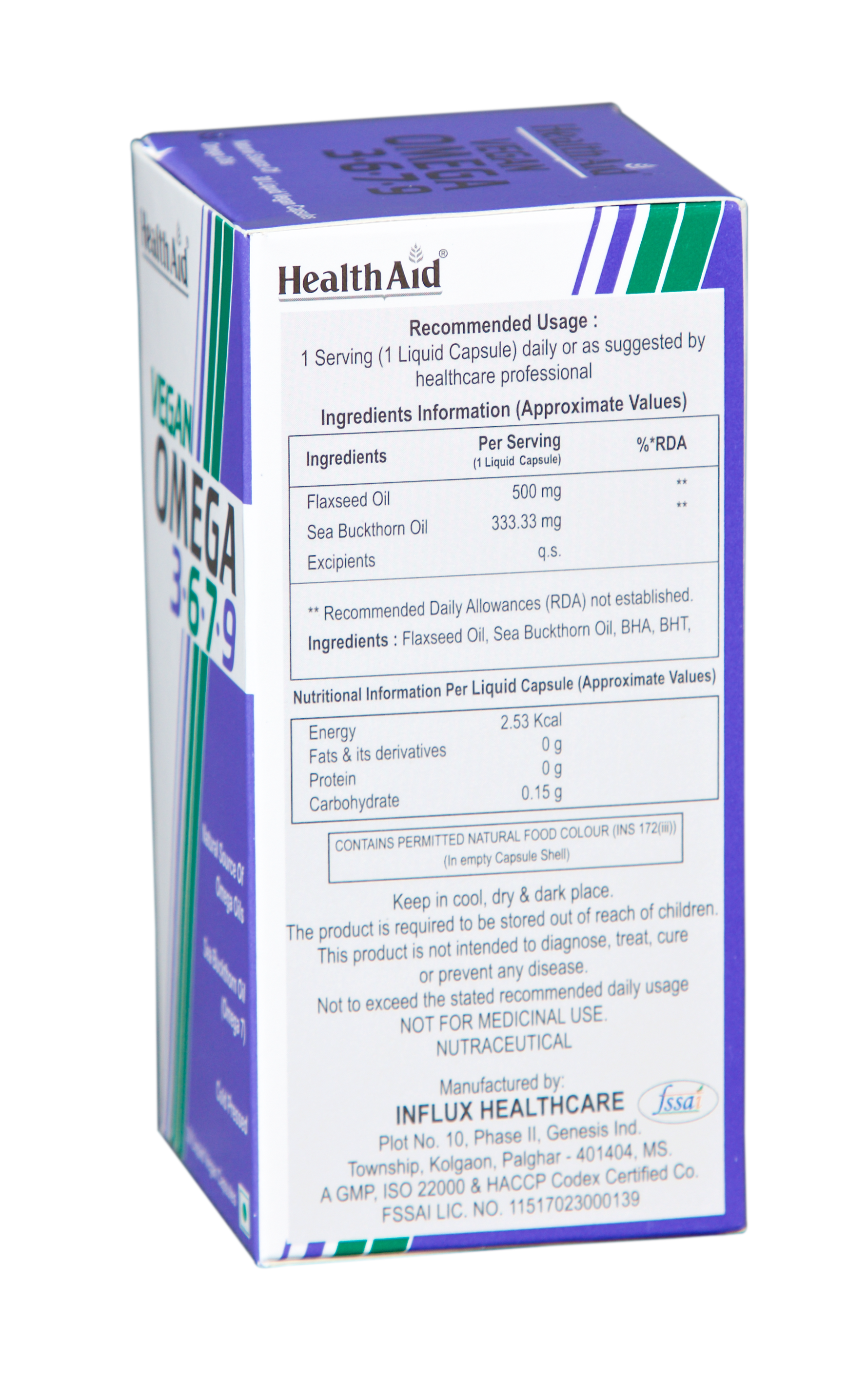 HealthAid Omega 3.6.7.9 Capsule - 30 Capsule