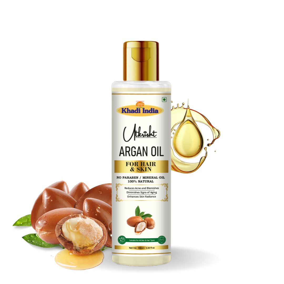 Utkrisht Khadi Argan Oil for Hair & Skin (100ml)