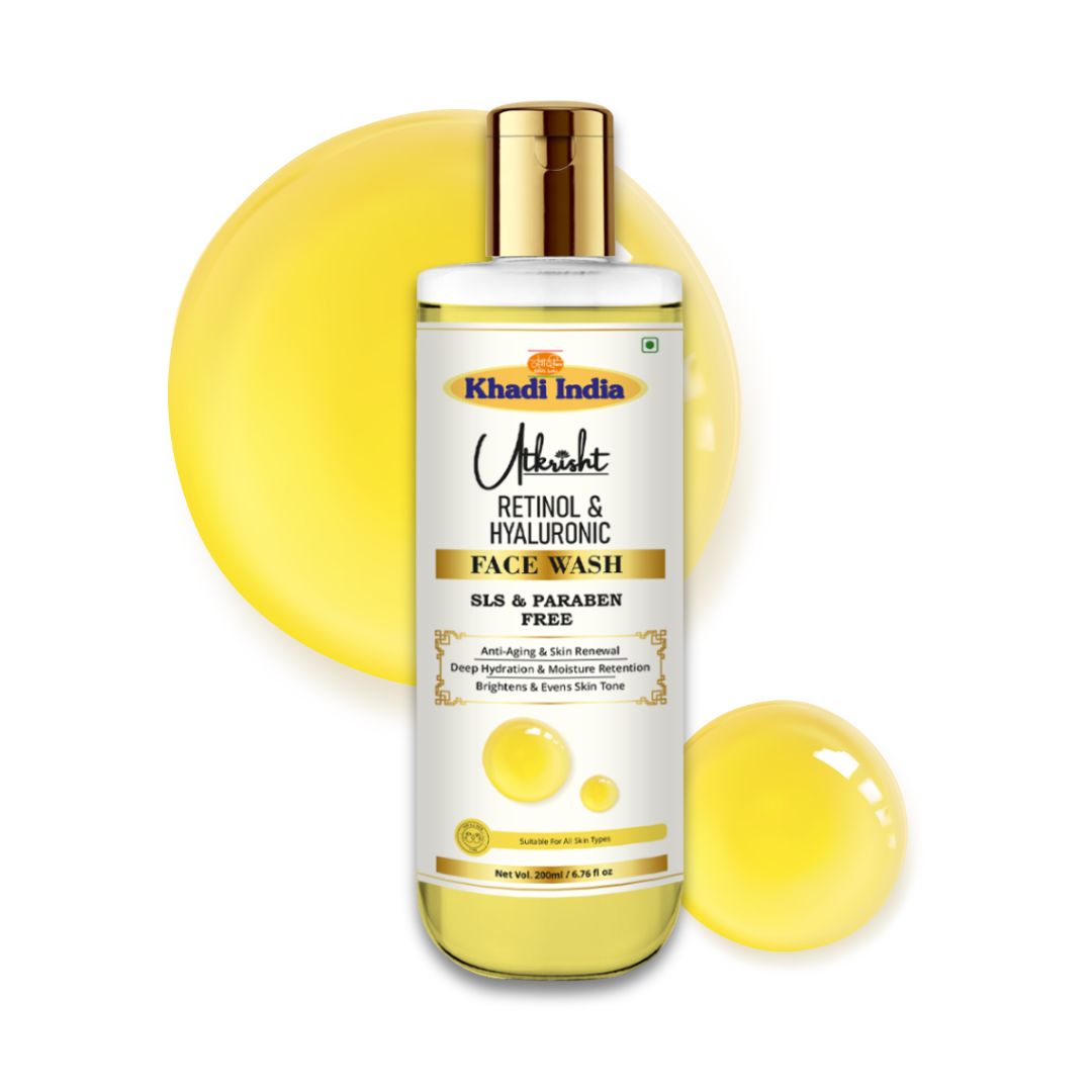 Utkrisht Khadi Retinol & Hyaluronic Face Wash (200ml)