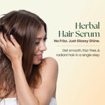 Moha: Lightweight Herbal Hair Serum (100ml)- Anti-Frizz Gloss & Heat Protectant