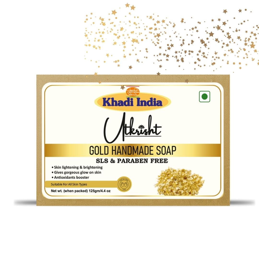 Utkrisht Khadi Gold Soap (125g)