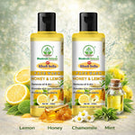 Bhudevam Naturals Khadi Herbal Honey Lemon Face Wash – Removes Dirt, Oil & Impurities Naturally- 420ML (Pack of 2)