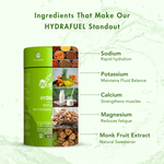 WishNew Wellness Hydrafuel Instant Energy Drink Mix Sachet Orange (10gm Each)