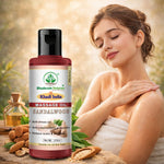 Bhudevam Naturals Khadi Aromatherapy Sandalwood Massage Body Oil for Stress Relief & Deep Skin Hydration- 210ML