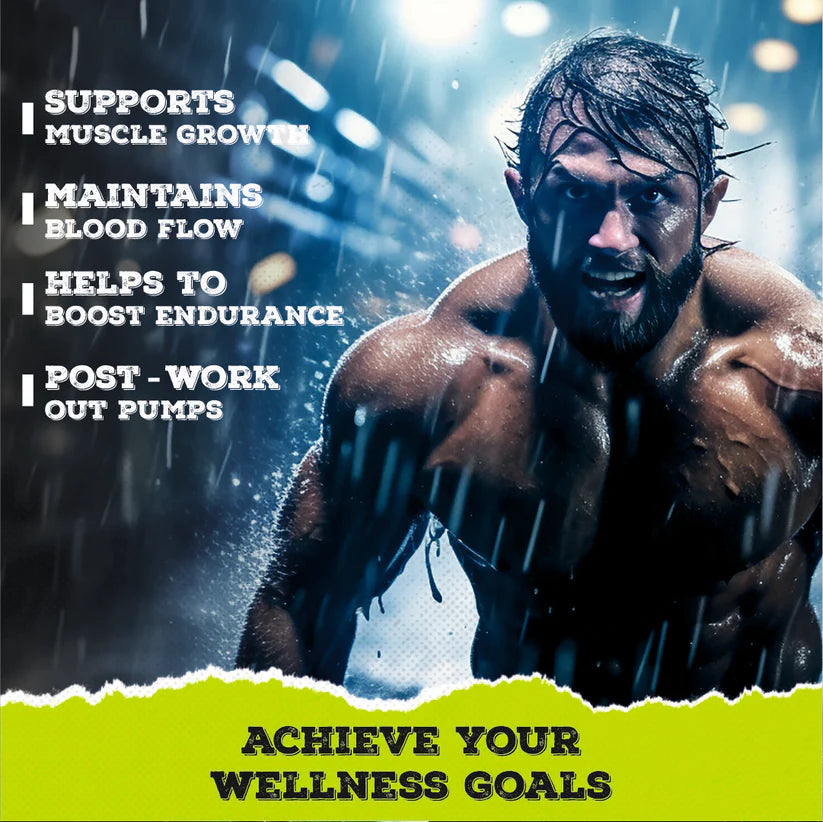 Vitaminnica Shilajit Resin & Arginine AAKG Capsules - Performance & Vitality Combo Stack