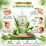 Bhudevam Naturals Khadi Aloe Vera Gel for Acne & Pimples – Reduces Redness & Blemishes Transparent- 500GM