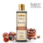 Kayee Ayurveda SatRitha Shampoo for Hair Growth & Hair Care | Herbal Ayurvedic Shampoo for Scalp Cleansing, Hair Nourishment, Strength, Smoothness & Natural-Looking Shine | For Men & Women | 210 ml