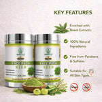Bhudevam Naturals Khadi Neem Face Pack for Acne & Pimples Control- 100GM (Pack of 2)