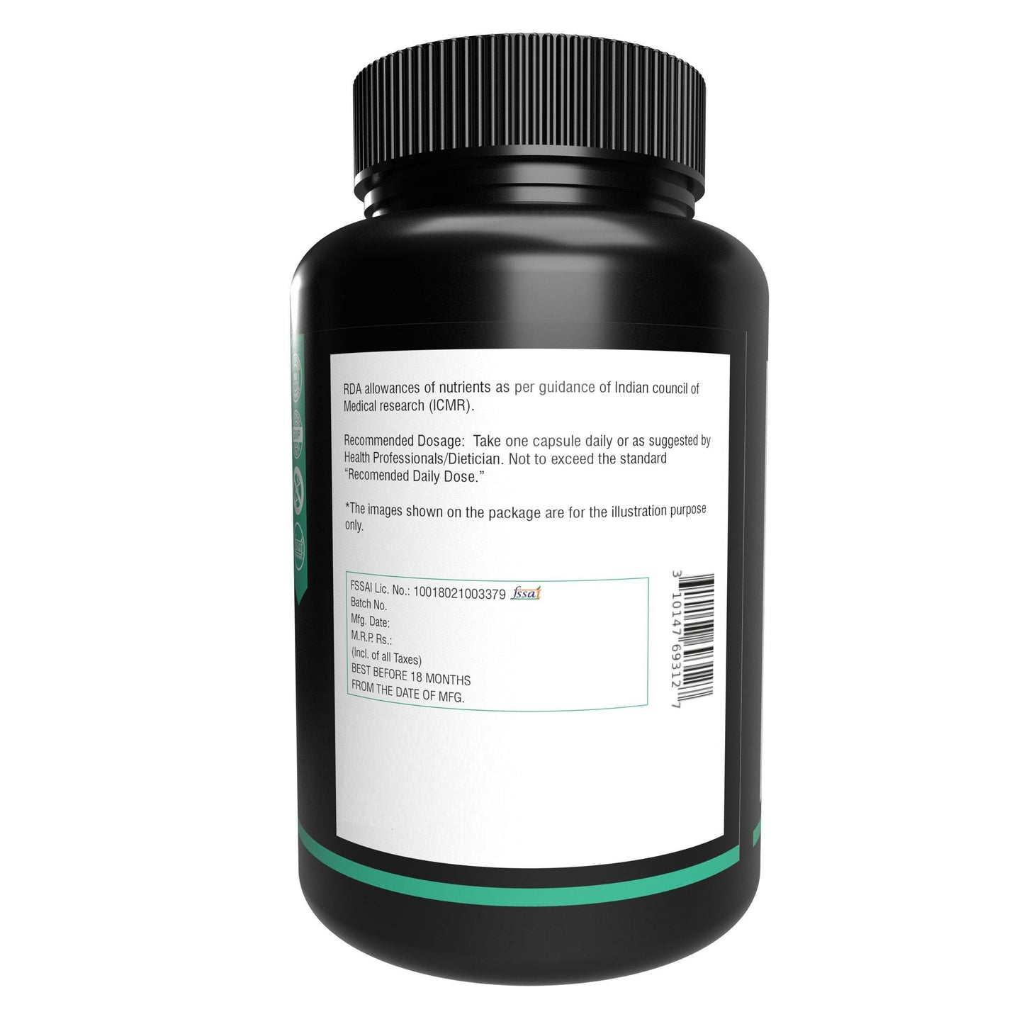 NutritJet Magnesium Citrate 400mg Capsule - 120 Capsules