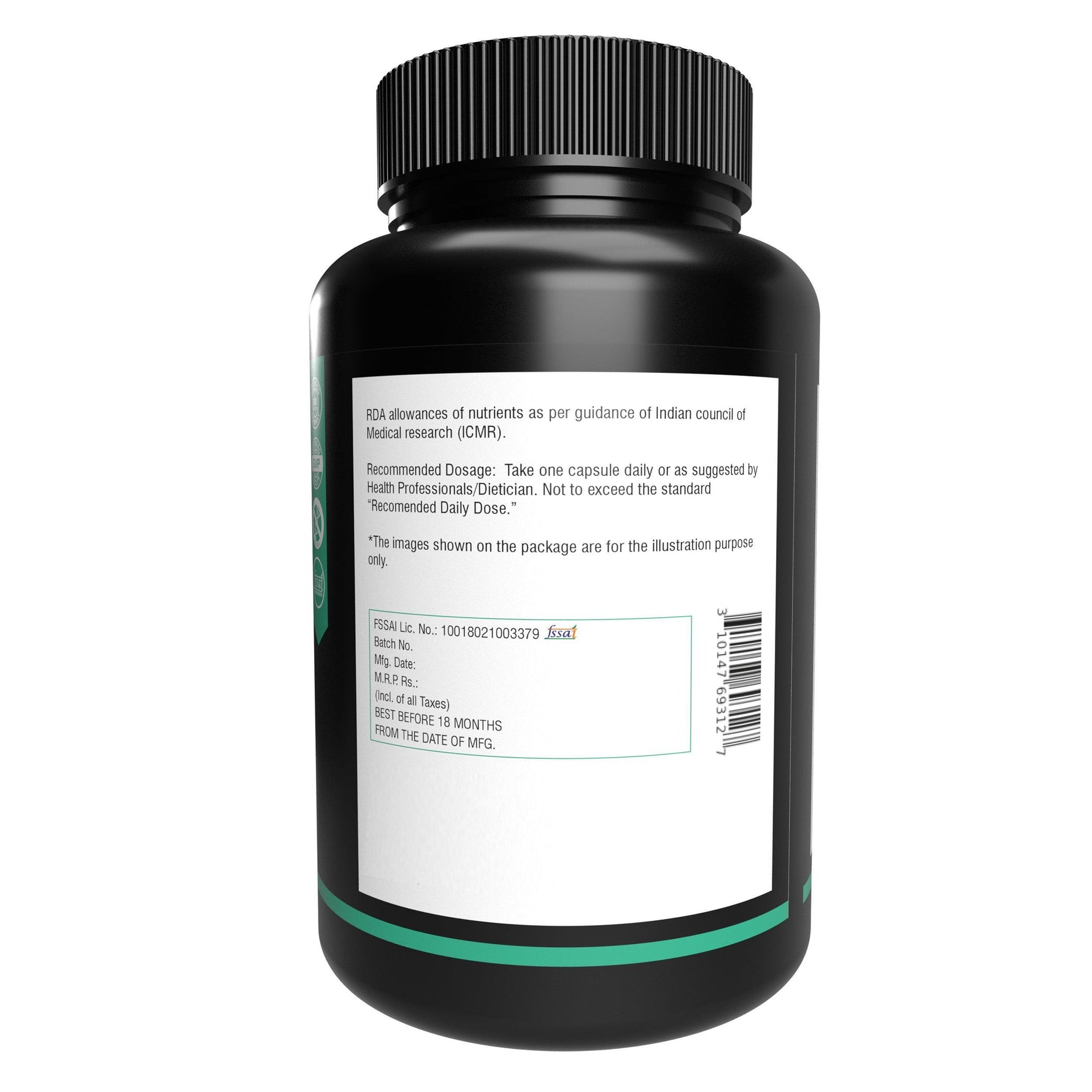 NutritJet Magnesium Citrate Capsule 400mg - 120 Capsules