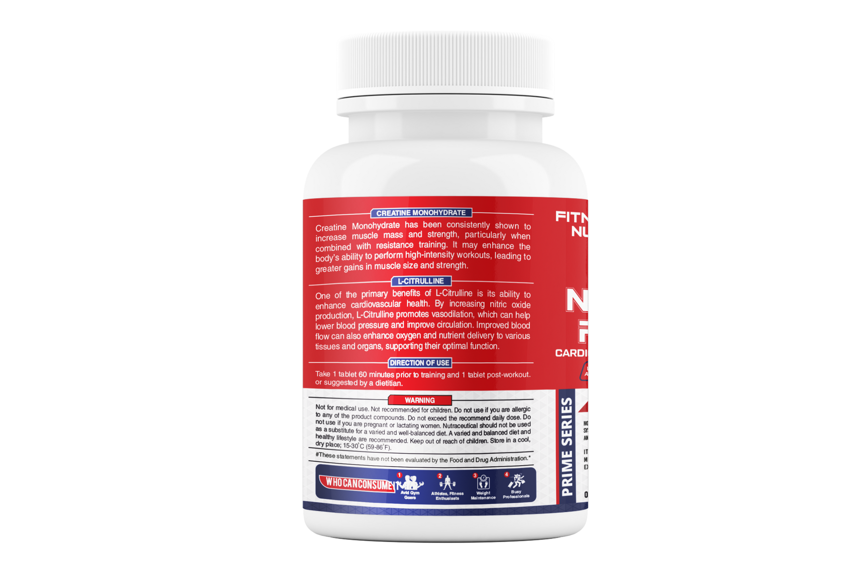 FB Nutrition NO2 Nitrex Pump - 60 Tablets