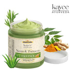 Kayee Ayurveda Neem Turmeric Face Pack for Oily & Acne-Prone Skin | Herbal Facial Mask with Neem & Haldi | Helps Deep Cleanse Skin, Remove Excess Oil & Surface Impurities While Supporting a Fresh & Balanced-Looking Complexion