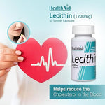HealthAid Lecithin 1200 mg Soft Gelatin Capsule - 50 Soft Gelatin Capsule