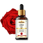 Khadi Rose Essential Oil | Pure & Natural Rose Oil for Face & Skin Care | Floral Essential Oil for Hydration, Brightening & Glowing-Looking Skin | Aromatherapy & Relaxation | 15 ml