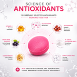 Fixuphealth Daily Antioxidants Coenzyme Q10 & Glutathione Supplement | NAC, Astaxanthin, Alpha Lipoic Acid, Grape Extract, Zinc & Selenium | Skin Brightening, Hair, Eye & Immunity Support | 30 Tablet