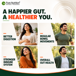 Pure Nutrition Progut Probiotics 50 Billion CFU Capsule for Digestion & Gut Health | 60 Capsule