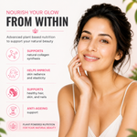 Fixup Health Veg Collagen Builder Powder with Hyaluronic Acid, Glutathione & Vitamin Extracts | Collagen Peptides Supplement for Women & Men | Superfood for Beauty & Skin Health | Strawberry - 250g