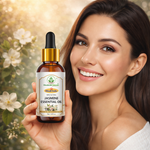 Bhudevam Naturals Khadi Jasmine Essential Oil for Aromatherapy, Skin Care, Hair Care, Stress Relief, Diffuser & Massage - 15ml