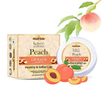 Kayee Ayurveda Peach Lip Care Balm, Moisturizing Lip Balm for Dry & Chapped Lips, Helps Lock in Moisture and Maintain Soft, Supple & Smooth-Looking Lips, Daily Lip Care for Women & Men | 6 g